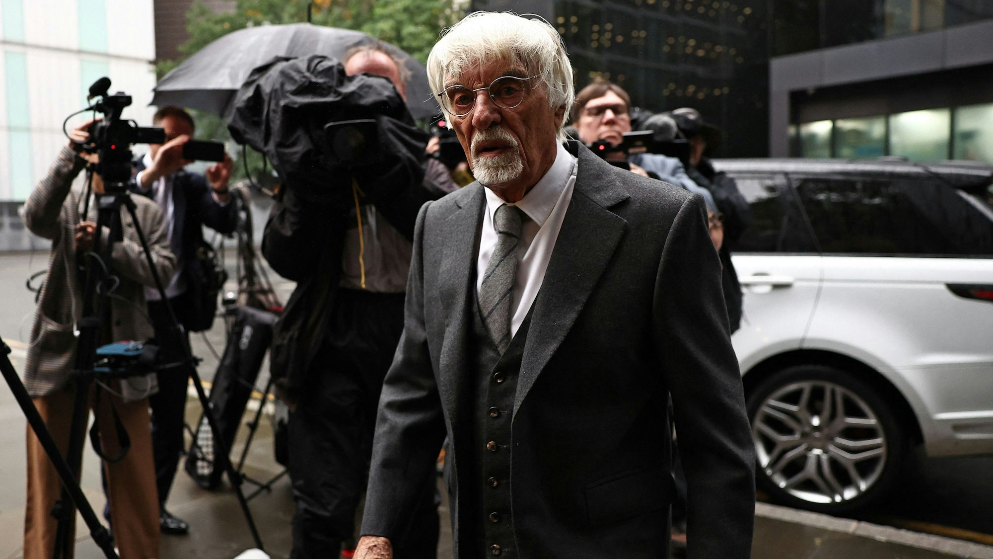 Bernie Ecclestone am Londoner Gerichtssaal