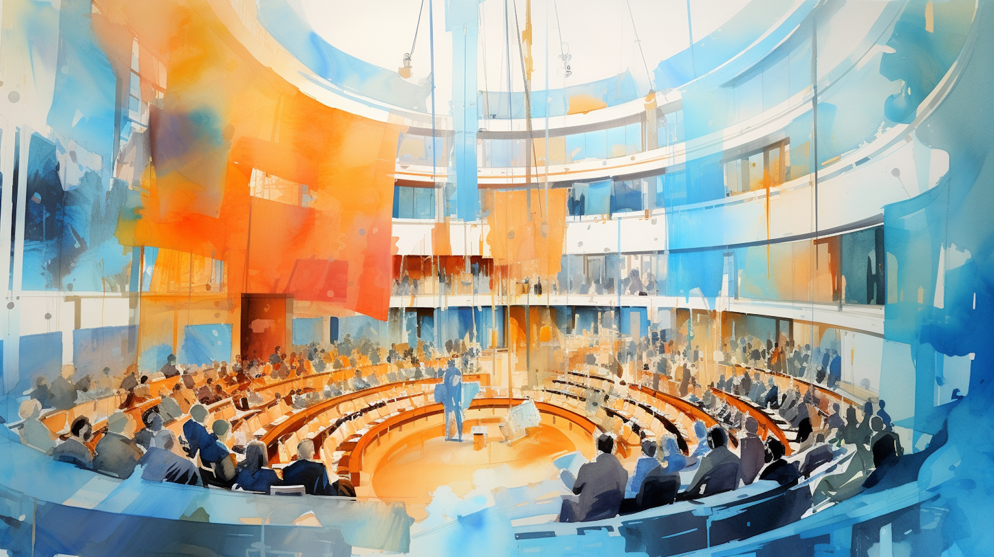 Illustration: Plenarsitzung