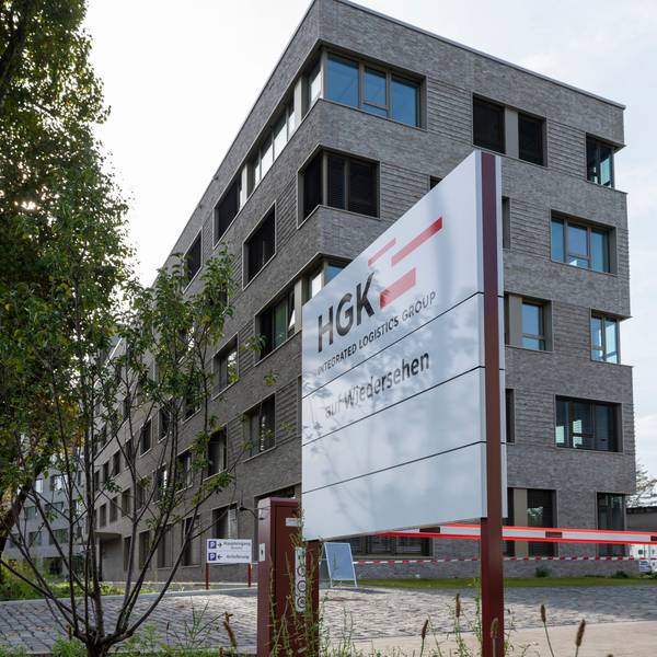 Die Zentrale der HGK im Niehler Hafen.