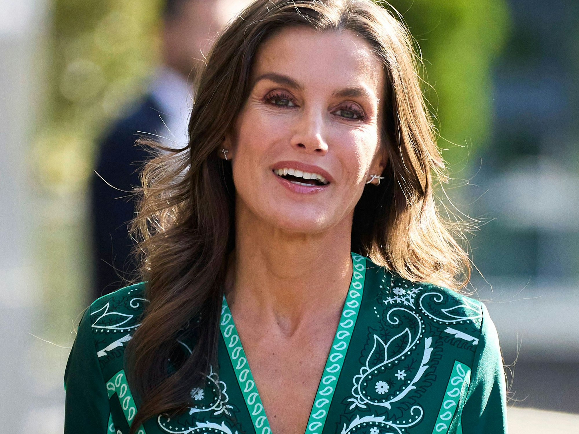 Königin Letizia am Welttag für psychische Gesundheit in Madrid.