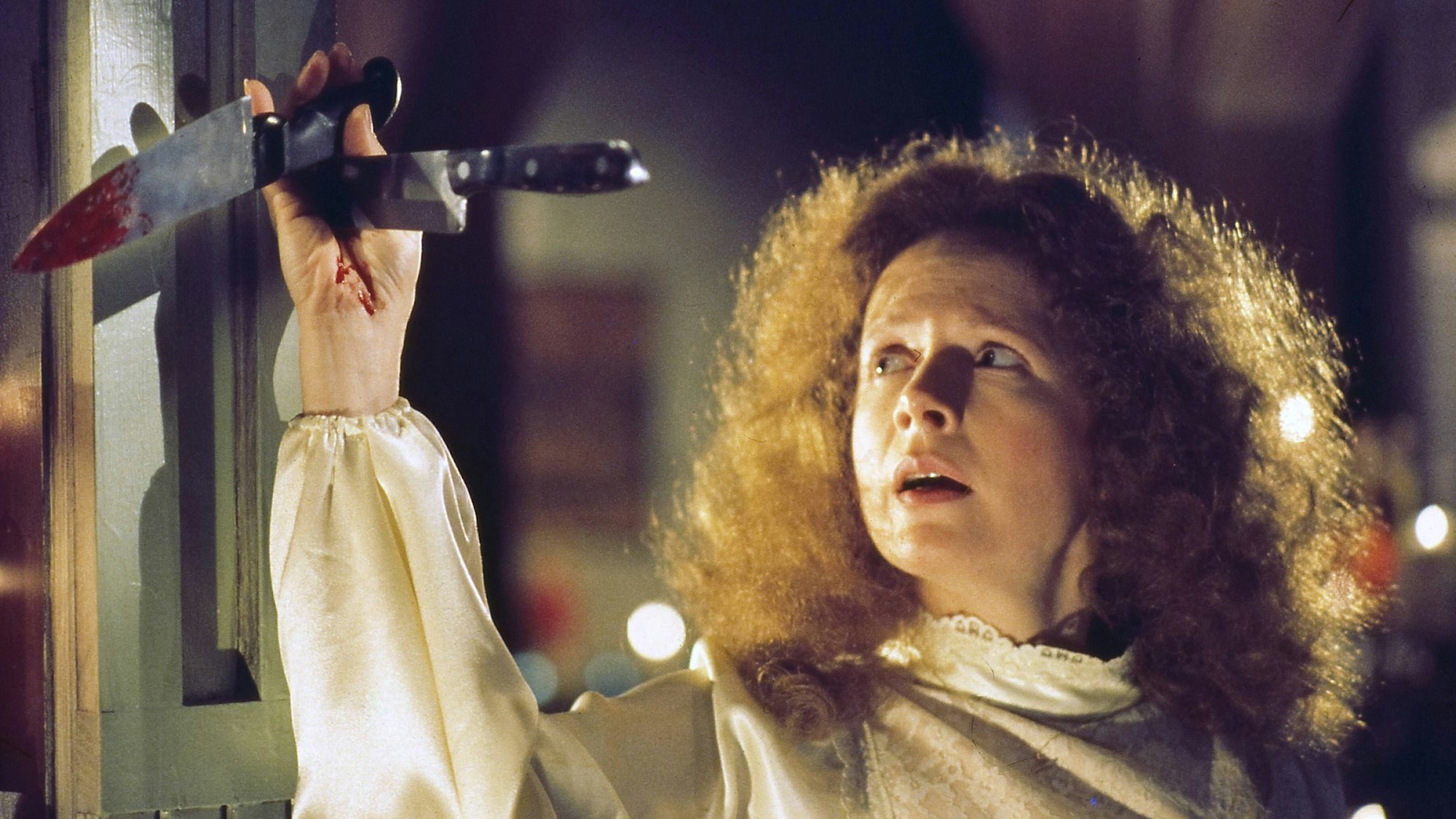 Piper Laurie in „Carrie“ nach einem Roman von Stephen King.
