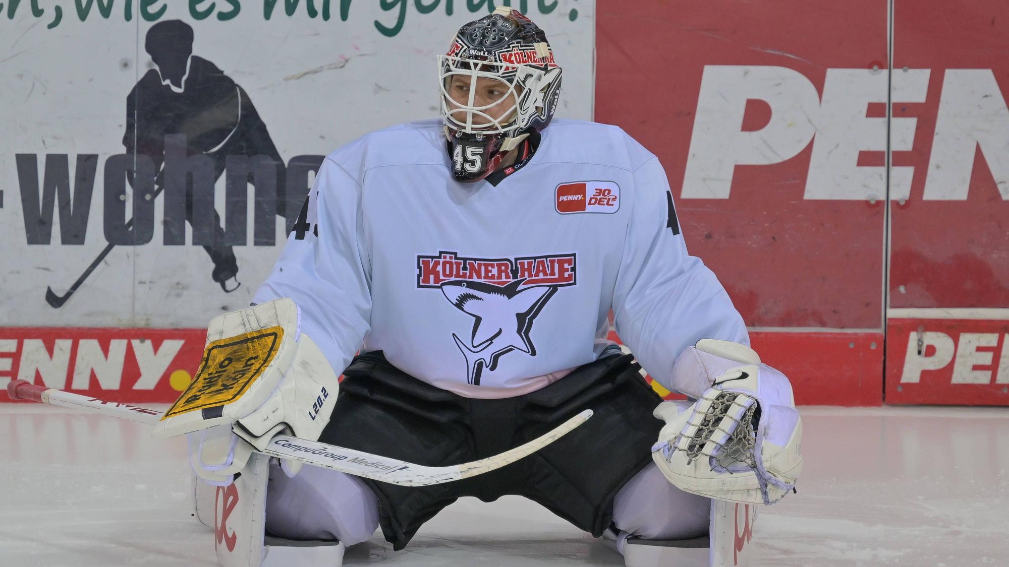 Haie-Torwart Tobias Ancicka