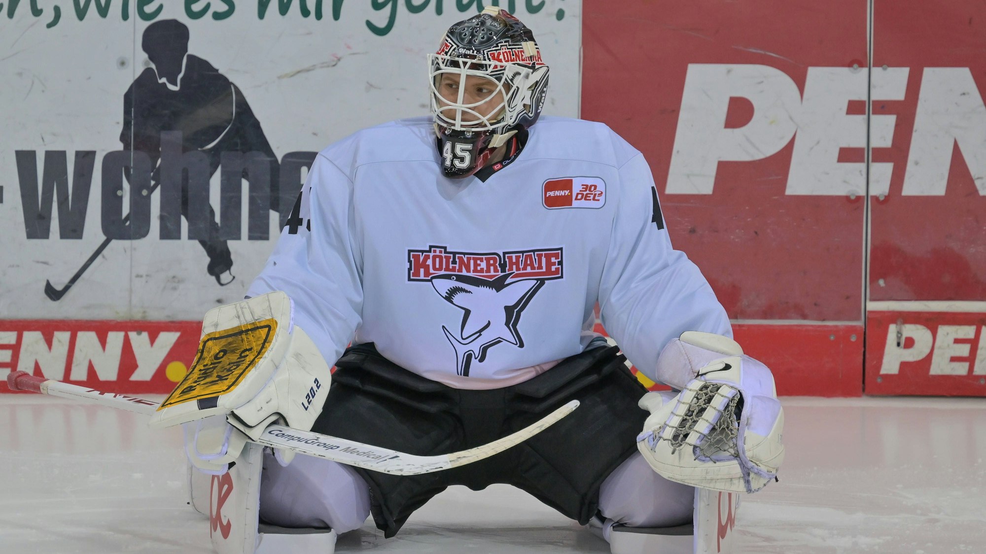 Haie-Torwart Tobias Ancicka