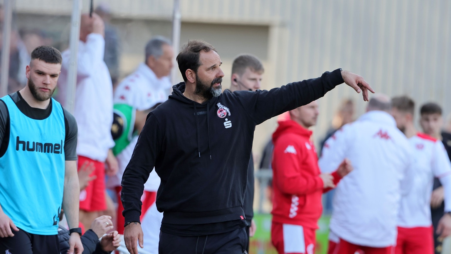 1.FC Köln U19 vs. FSV Mainz 05 U19, A Junioren Bundesliga, Halbfinal Rückspiel um die Deutsche Meisterschaft, Stefan Ruthenbeck (1.FC Köln), 14.04.2023, Bild: Herbert Bucco