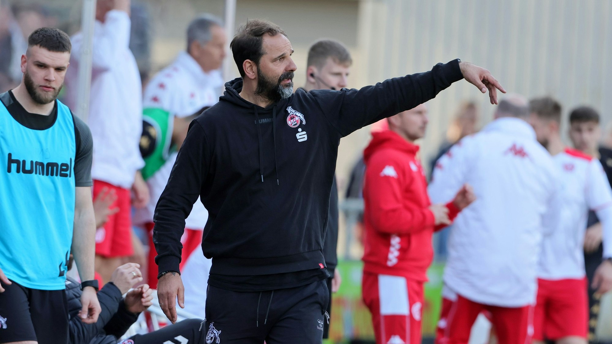 1.FC Köln U19 vs. FSV Mainz 05 U19, A Junioren Bundesliga, Halbfinal Rückspiel um die Deutsche Meisterschaft, Stefan Ruthenbeck (1.FC Köln), 14.04.2023, Bild: Herbert Bucco