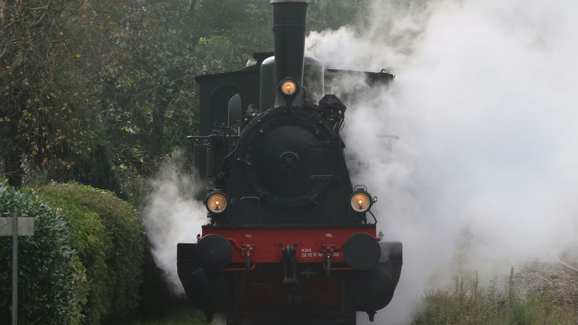 Bergischer Löwe unter Dampf.