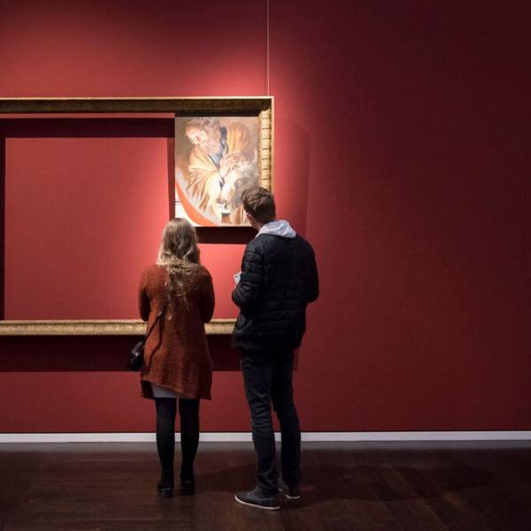 Zwei Menschen stehen vor einem Bild im Museum.
Pressebild für die Museumsnacht Köln
Fotografin: