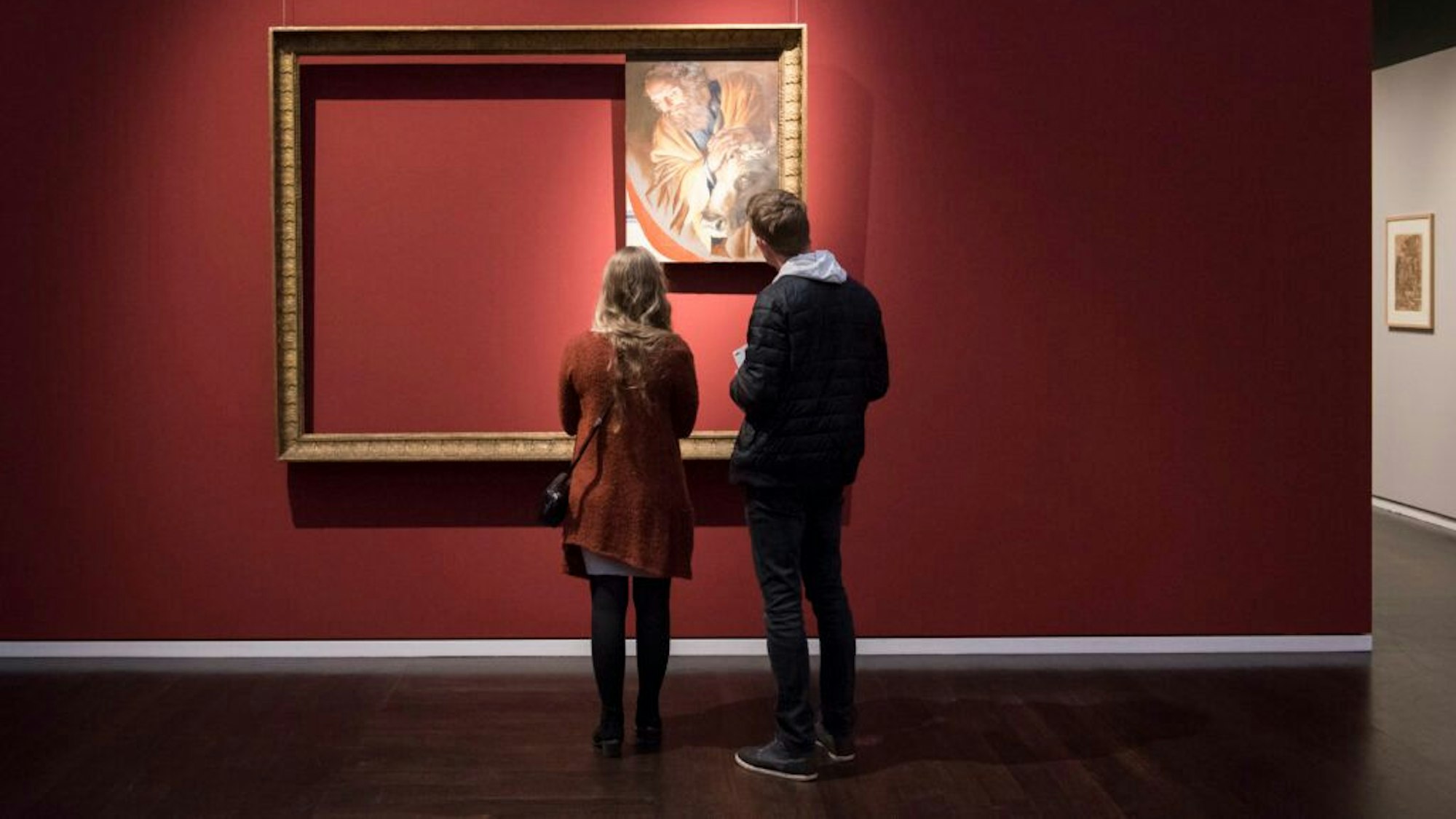 Zwei Menschen stehen vor einem Bild im Museum.
Pressebild für die Museumsnacht Köln
Fotografin: