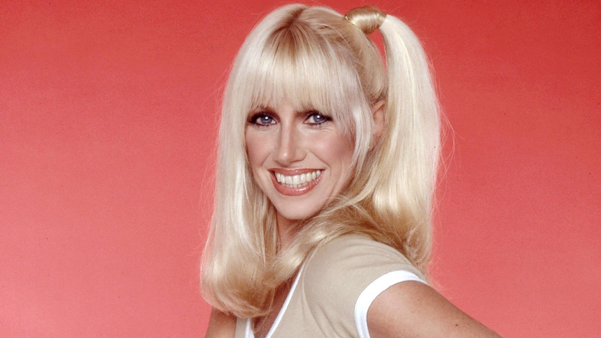 Suzanne Somers in „Herzbube mit zwei Damen“.