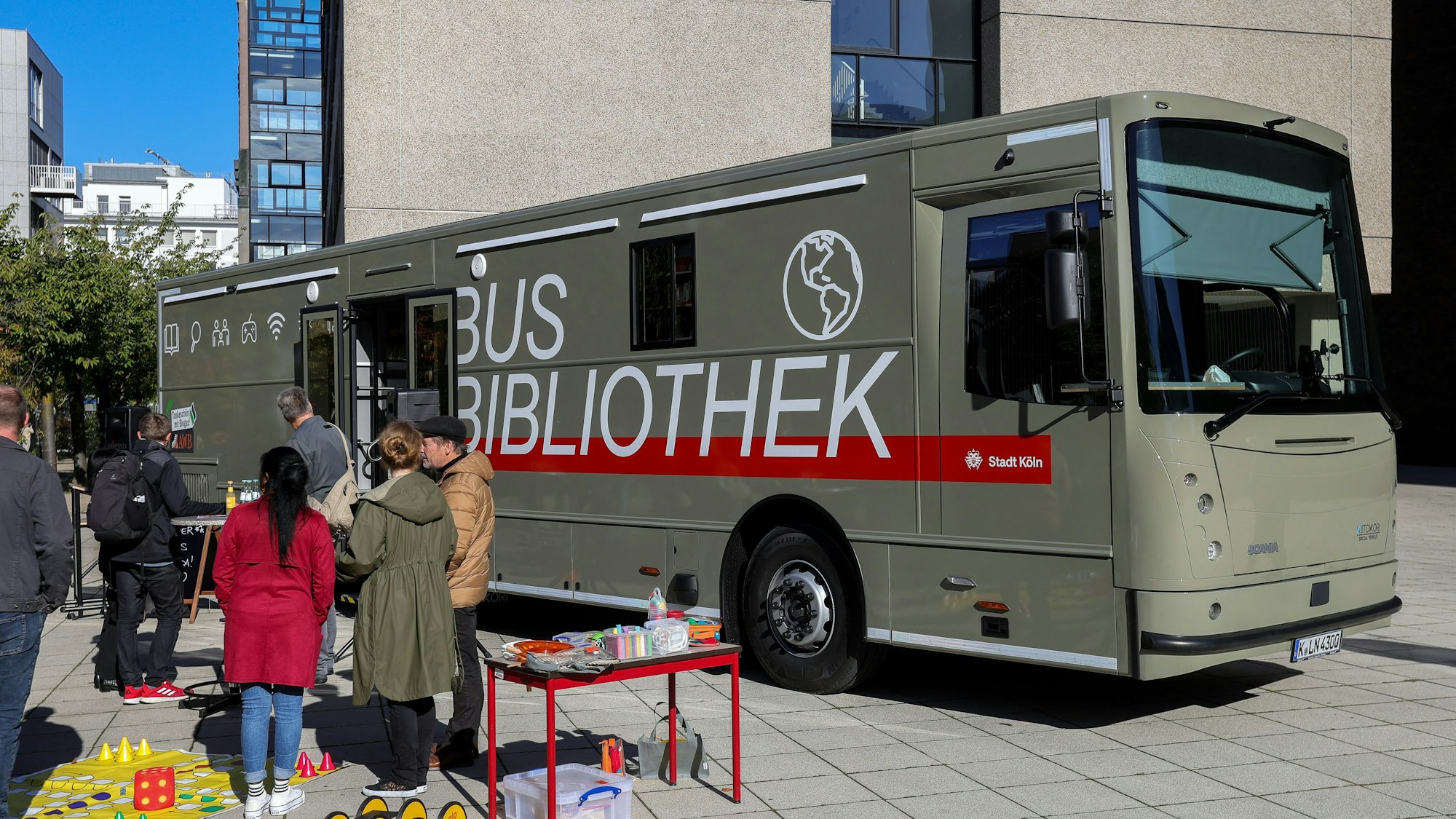 Der neue Bibliotheksbus