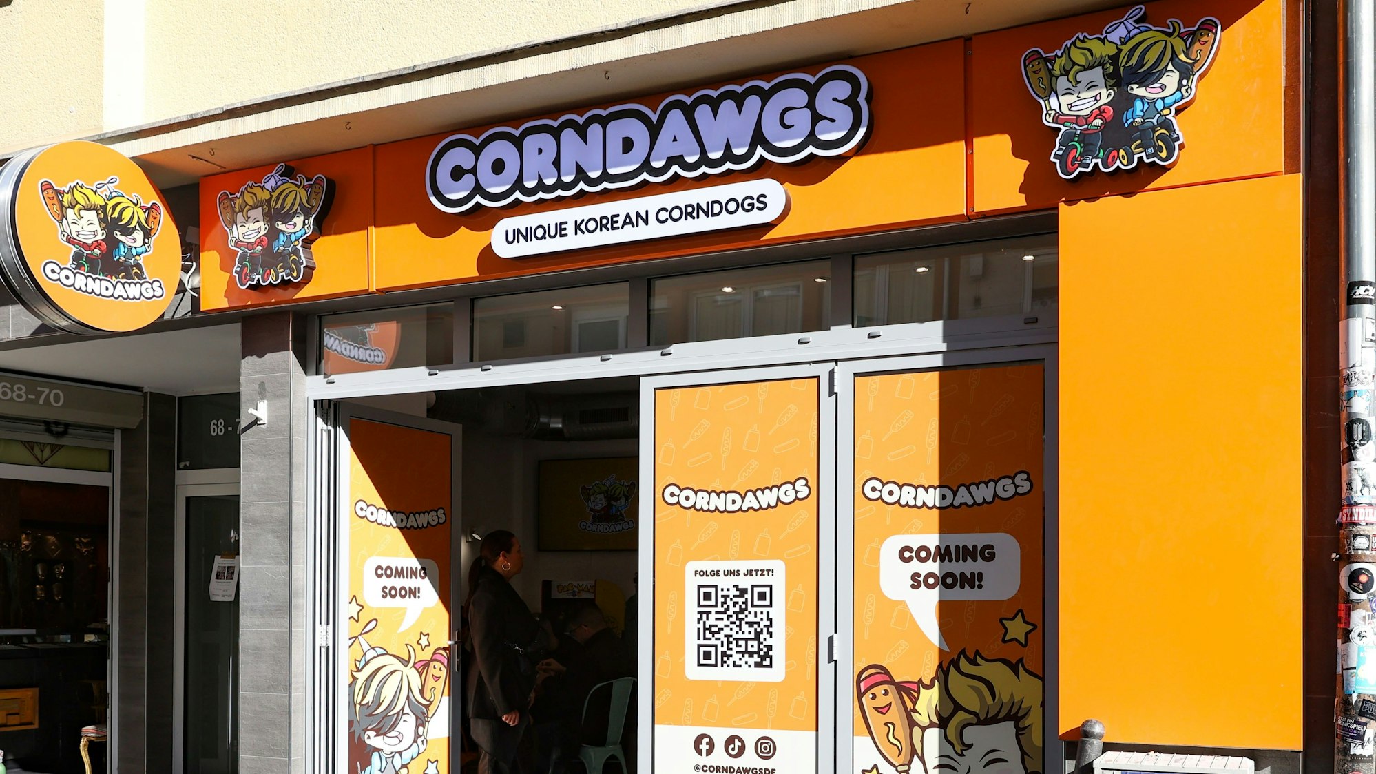 Außenansicht des Ladens.