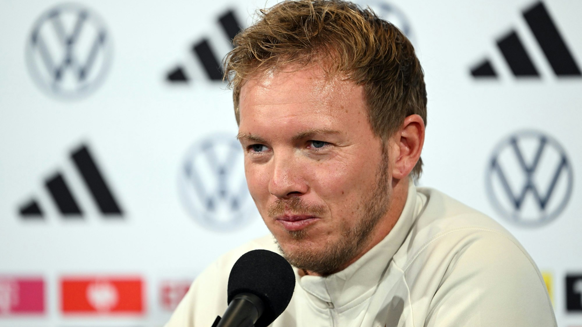 Deutschlands Bundestrainer Julian Nagelsmann auf der PK des DFB vor dem SpiLänderspiel gegen Mexiko.