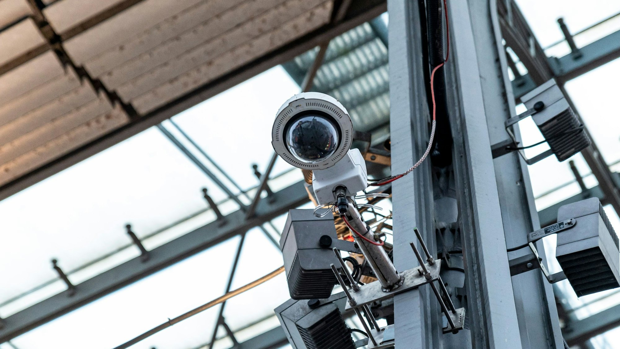 Eine Überwachungskamera