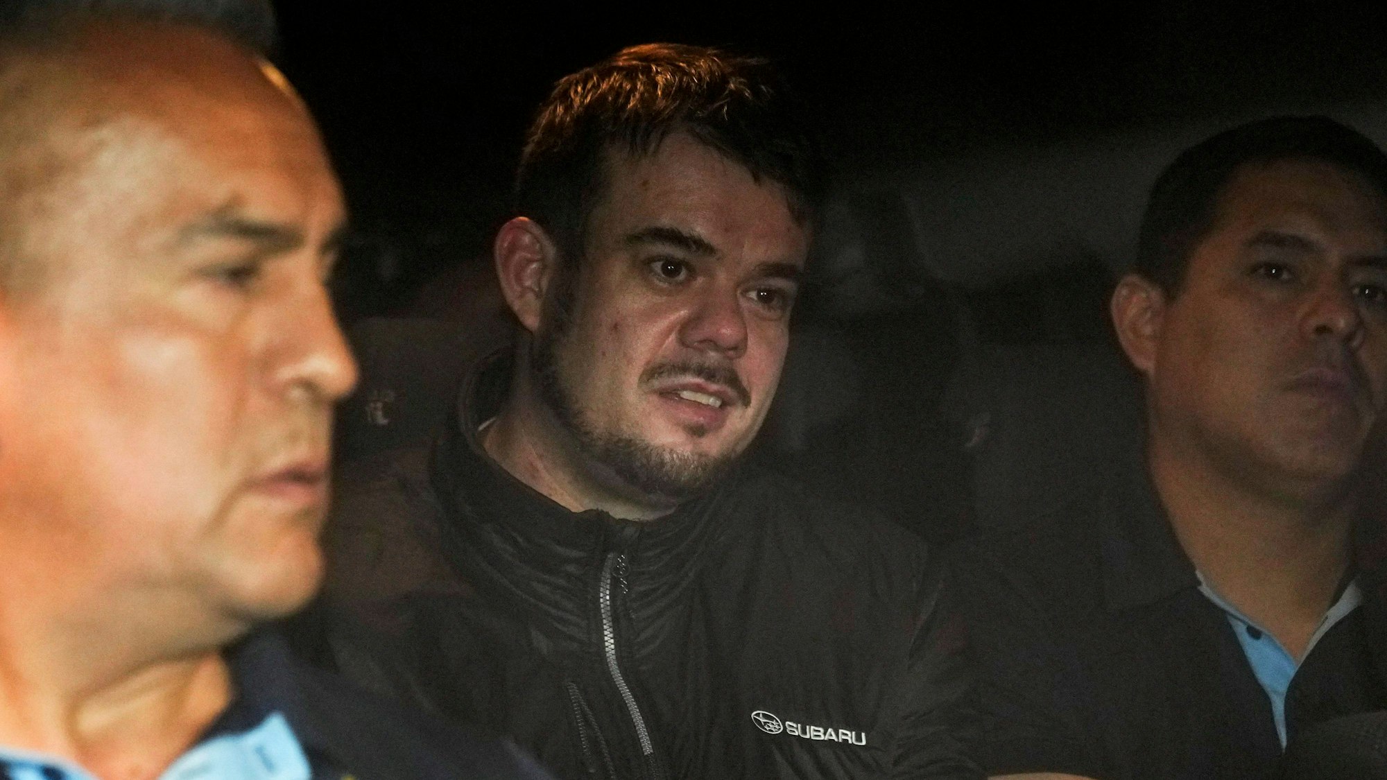 Joran van der Sloot beim Verlassen des Gefängnisses in Lima, Peru, am 8. Juni 2023.