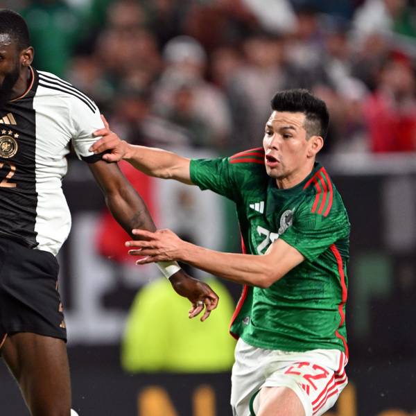 DFB-Torschütze Antonio Rüdiger im Duell mit Mexikos Topspieler Hirving Lozano