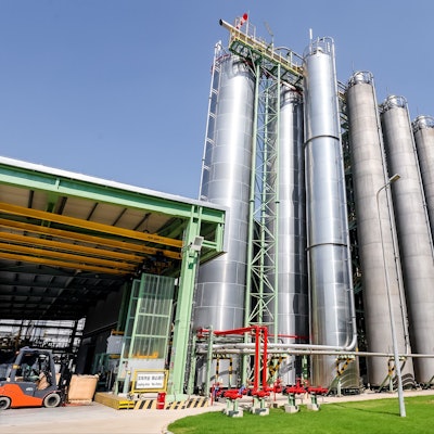 Covestros neue Produktionsanlage für die Compoundierung von mechanisch recyceltem Polycarbonat in Schanghai