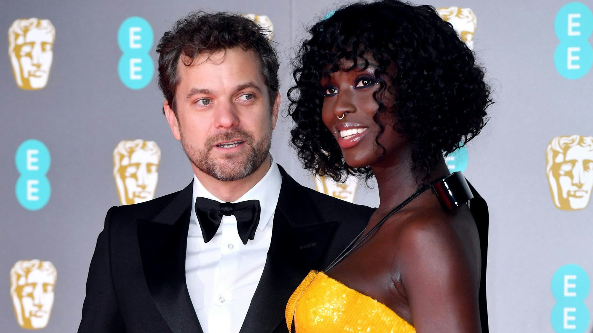 Joshua Jackson, Schauspieler aus Kanada, und Jodie Turner-Smith, Schauspielerin und Model aus Großbritannien, kommen zur Verleihung der 73. BAFTA-Filmpreise in der Royal Albert Hall.