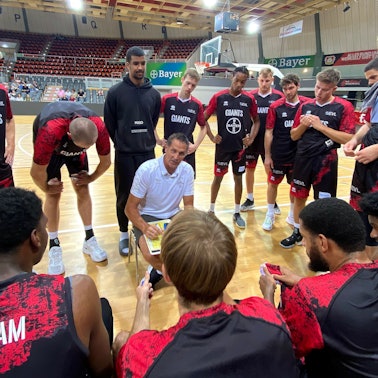 15.09.2023, Basketball-Bayer Giants-Etzella Ettelbruck
TR: Hansi Gnad (Bayer)
Foto: Uli Herhaus