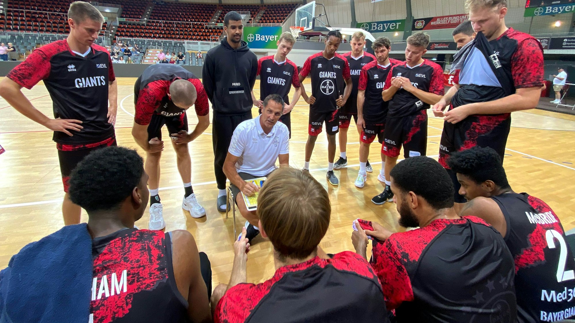 15.09.2023, Basketball-Bayer Giants-Etzella Ettelbruck
TR: Hansi Gnad (Bayer)
Foto: Uli Herhaus
