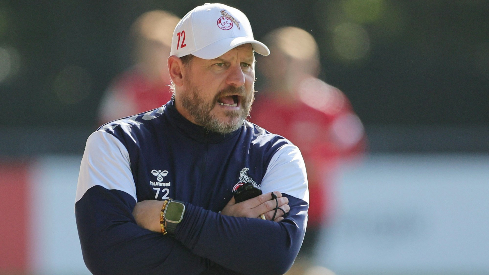 Steffen Baumgart beim FC-Training