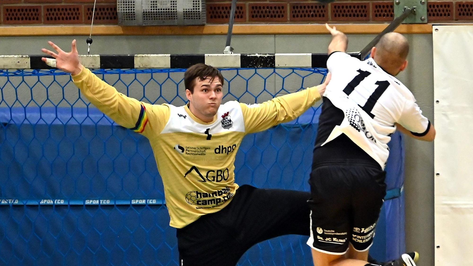 02.09.2023, Handball-Tus Opladen-Dansenberg
TW: Louis Oberosler (Opladen)
Foto: Uli Herhaus