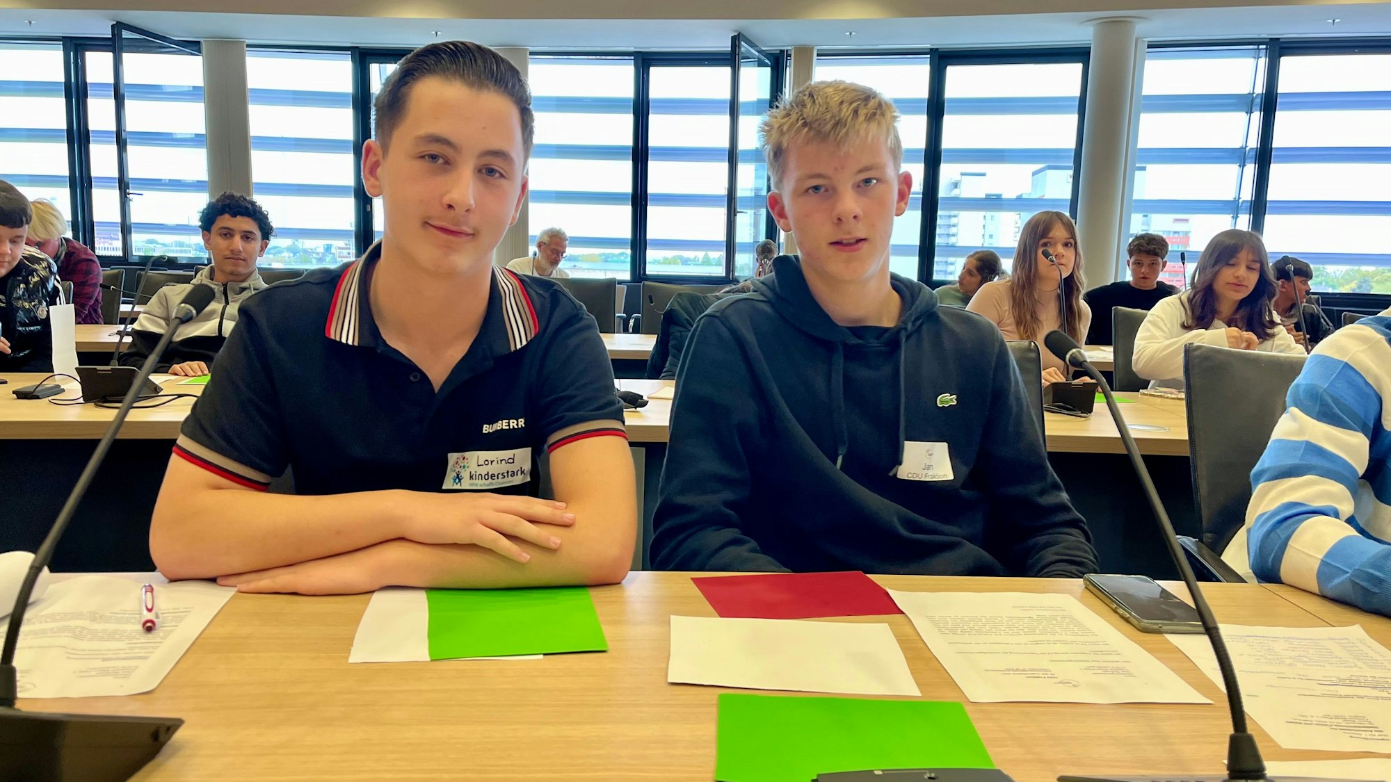 Jugendstadtrat Leverkusen 2023: Lorind Amede und Jan Peter Eul