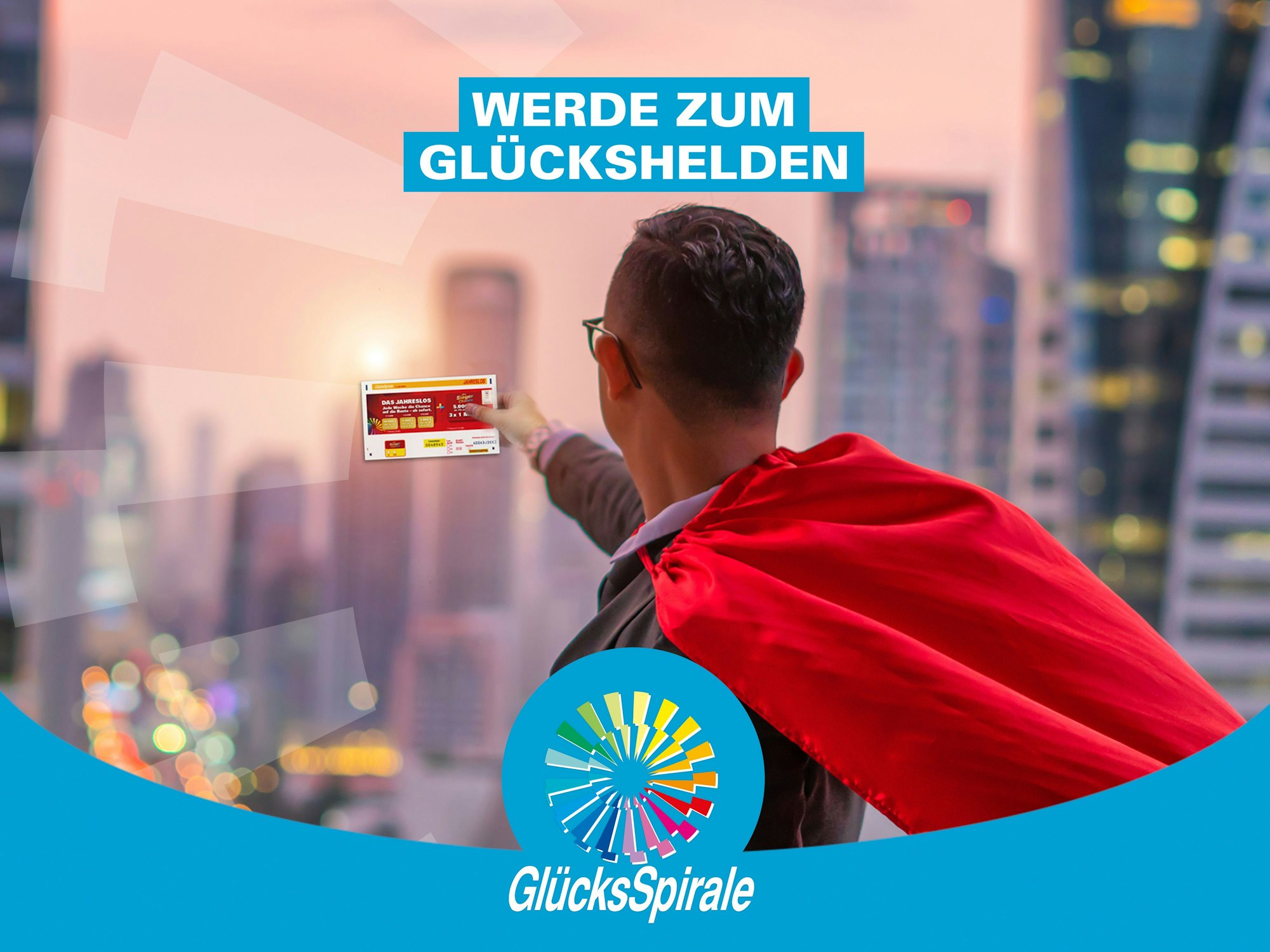 Das GlücksSpirale-Los bietet jeden Samstag die Chance auf eine Rente ab sofort. Es gibt die Wahl zwischen einer einmaligen bis hin zu einer fünfwöchigen Teilnahme. Alternativ kann ein Jahres- oder Halbjahreslos gespielt oder verschenkt werden. 52 oder 26 Wochen lang Chancen, in die Rente ab sofort zu starten.