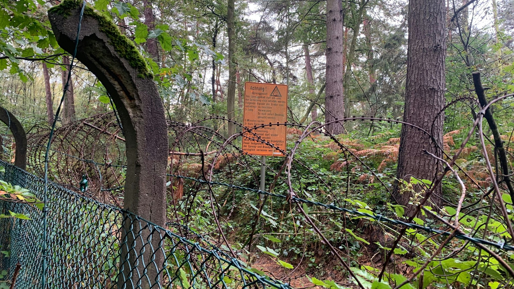 Auf dem Gelände von Dynamit Nobel wird Sprengstoff produziert.