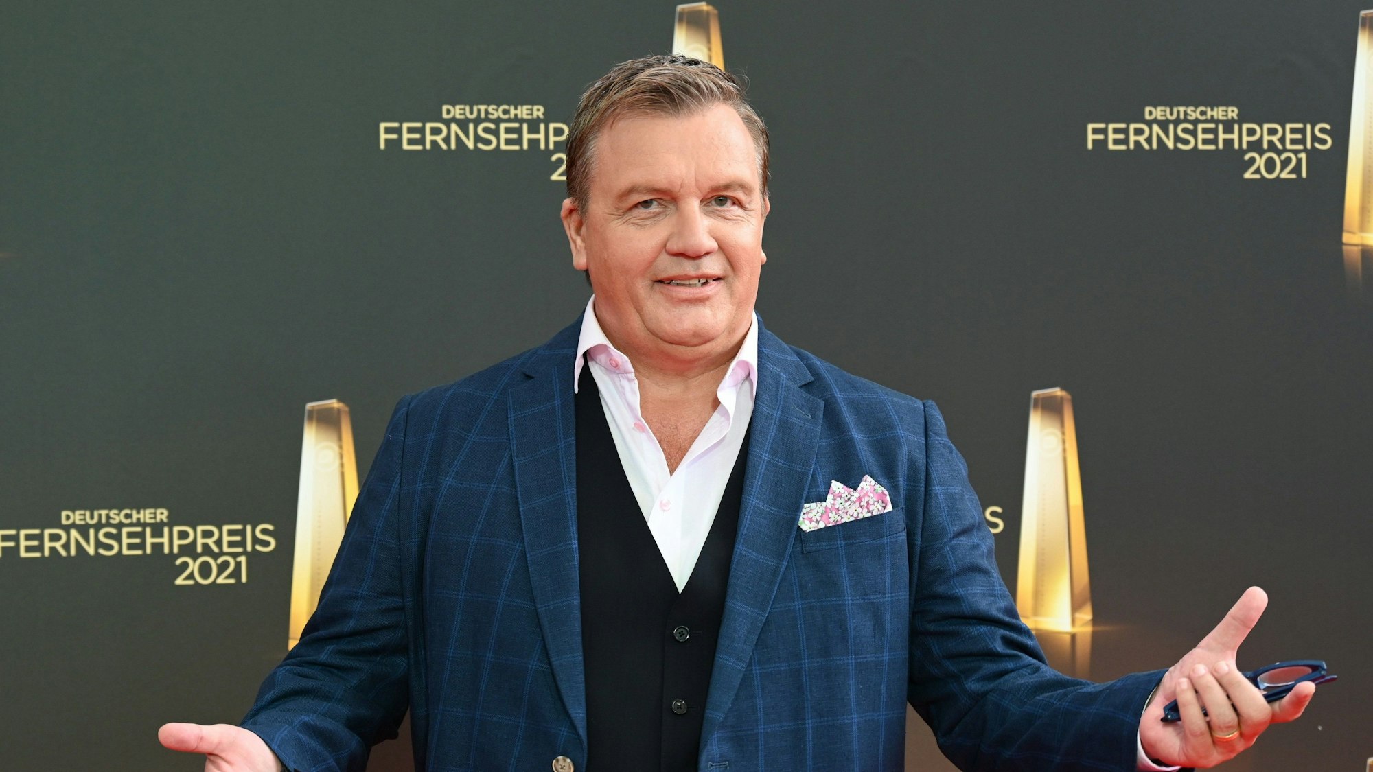 Hape Kerkeling bei der Verleihung des Deutschen Fernsehpreises 2021.