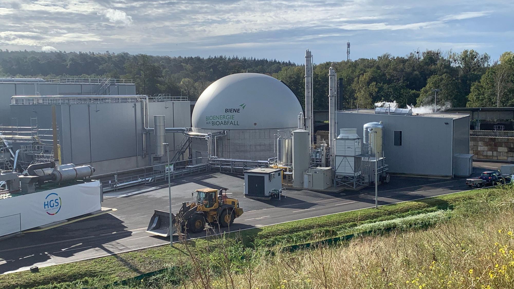 Die neue Biogasanlage wird eingeweiht