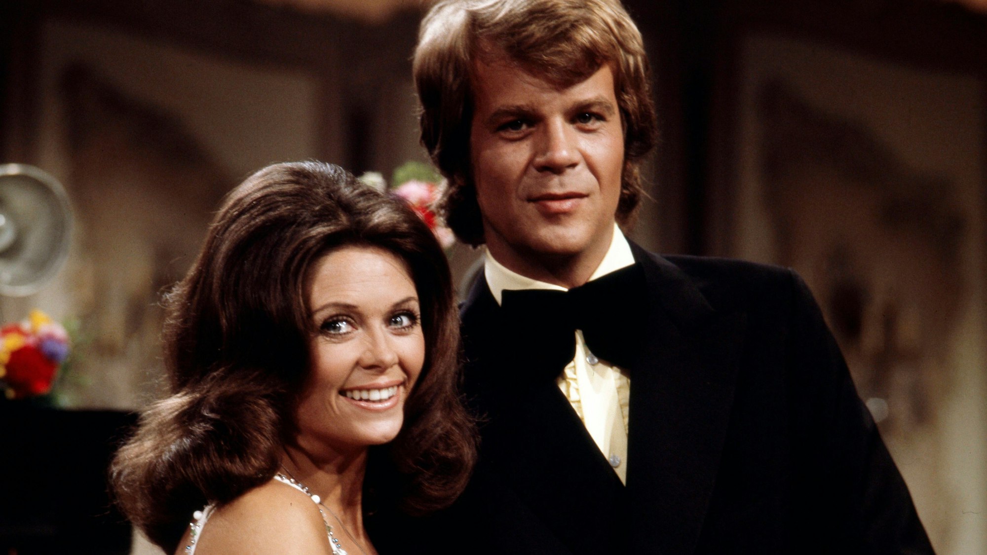 Lars Berghagen mit seiner norwegischen Kollegin Wencke Myhre.