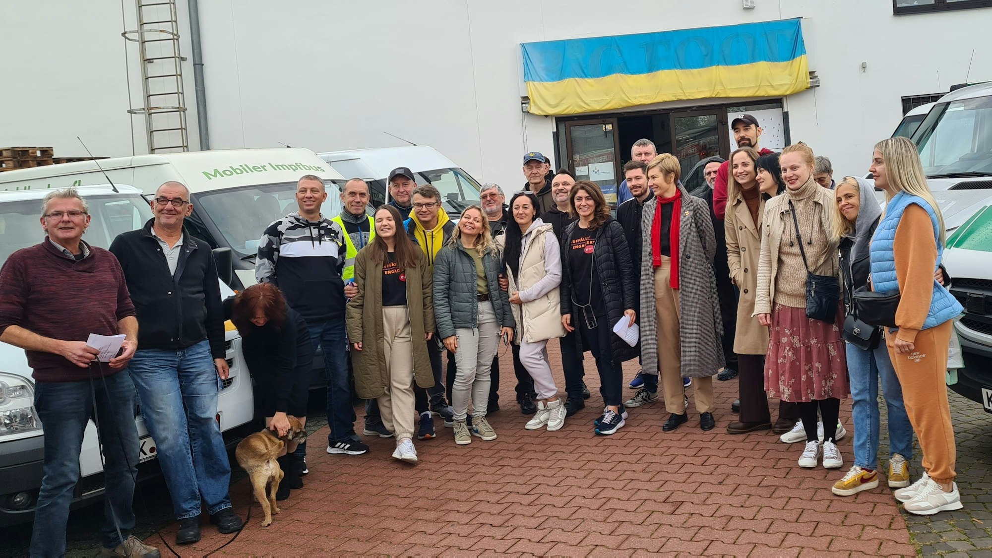 Die Helferinnen und Helfer der Gelben Kreuzes aus Köln.