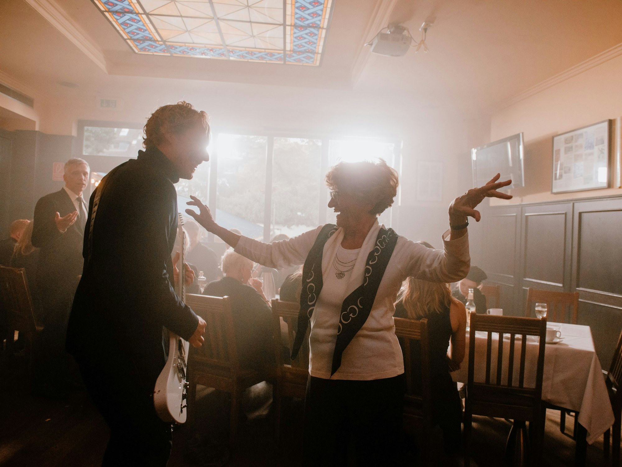 Biggi Fahnenschreiber tanzt mit Flo Peil