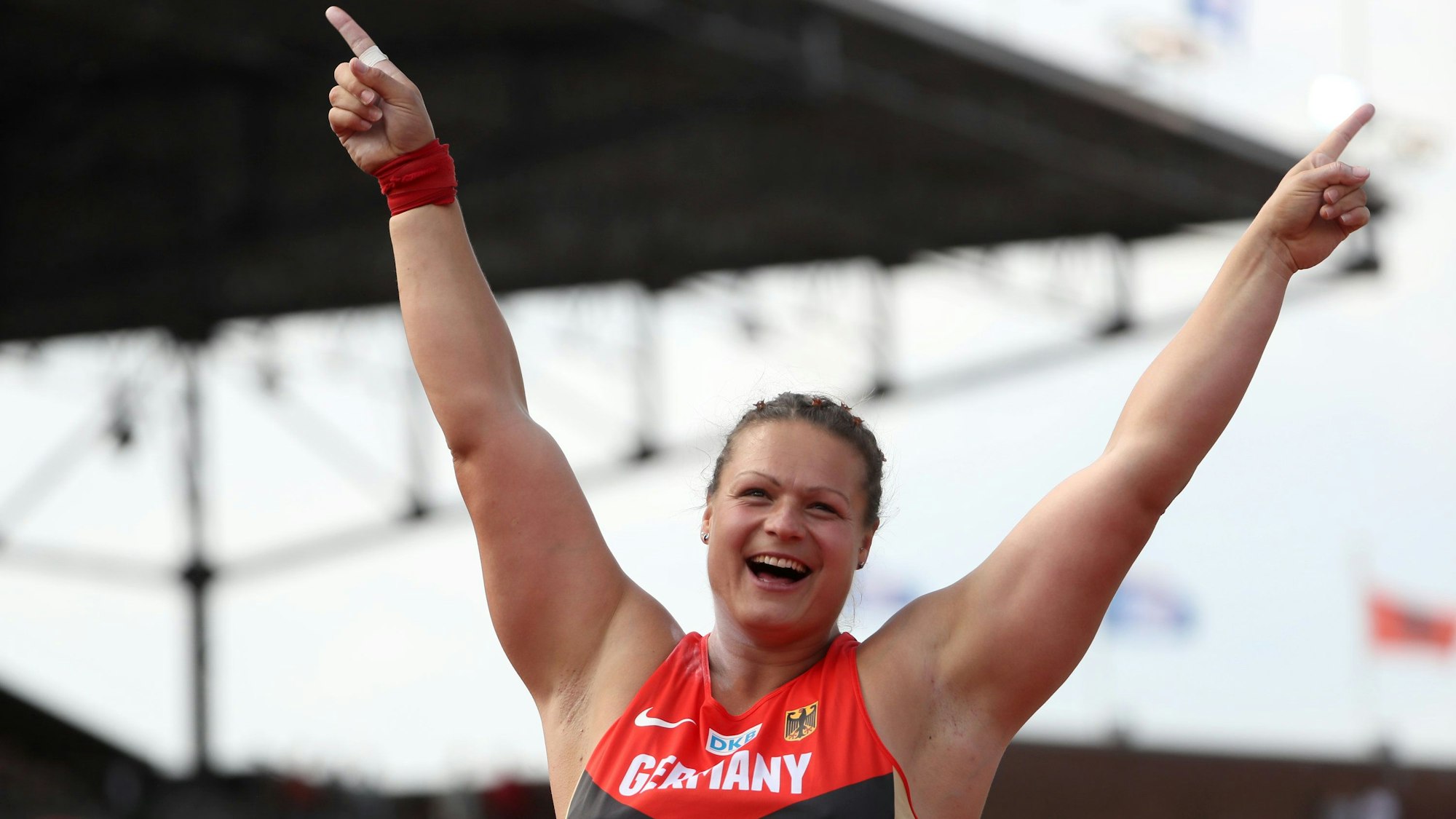 Christina Schwanitz bei den Europameisterschaften 2016 in Amsterdam