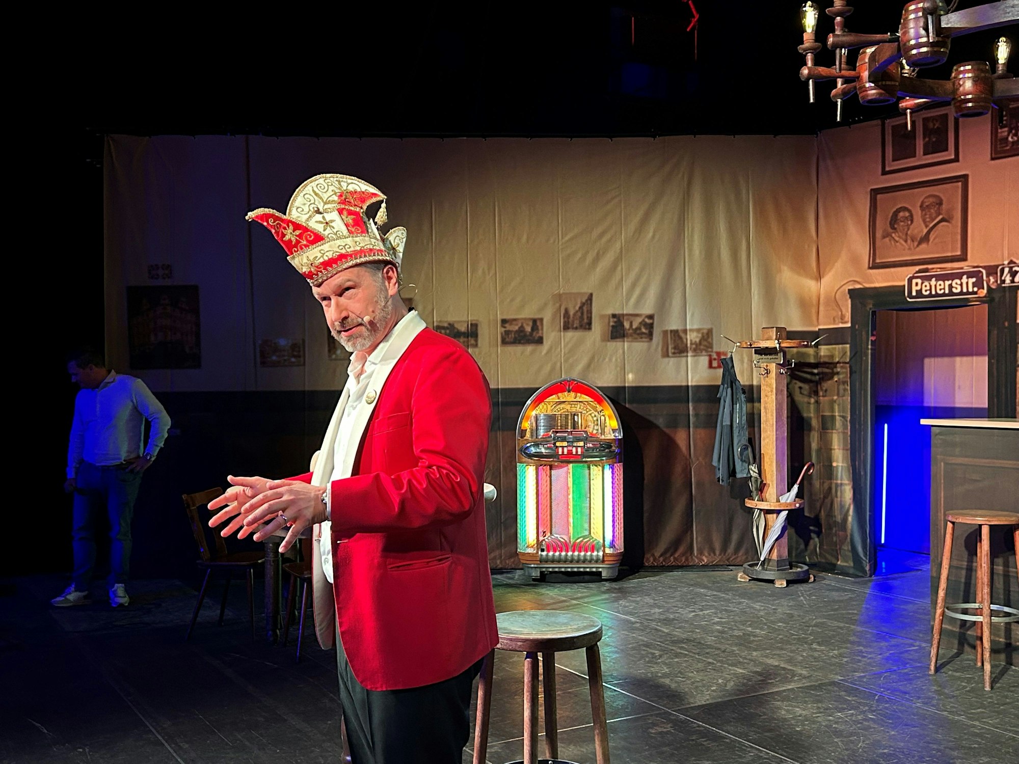 Volker Weininger bei seinem Auftritt im Kölner E-Werk