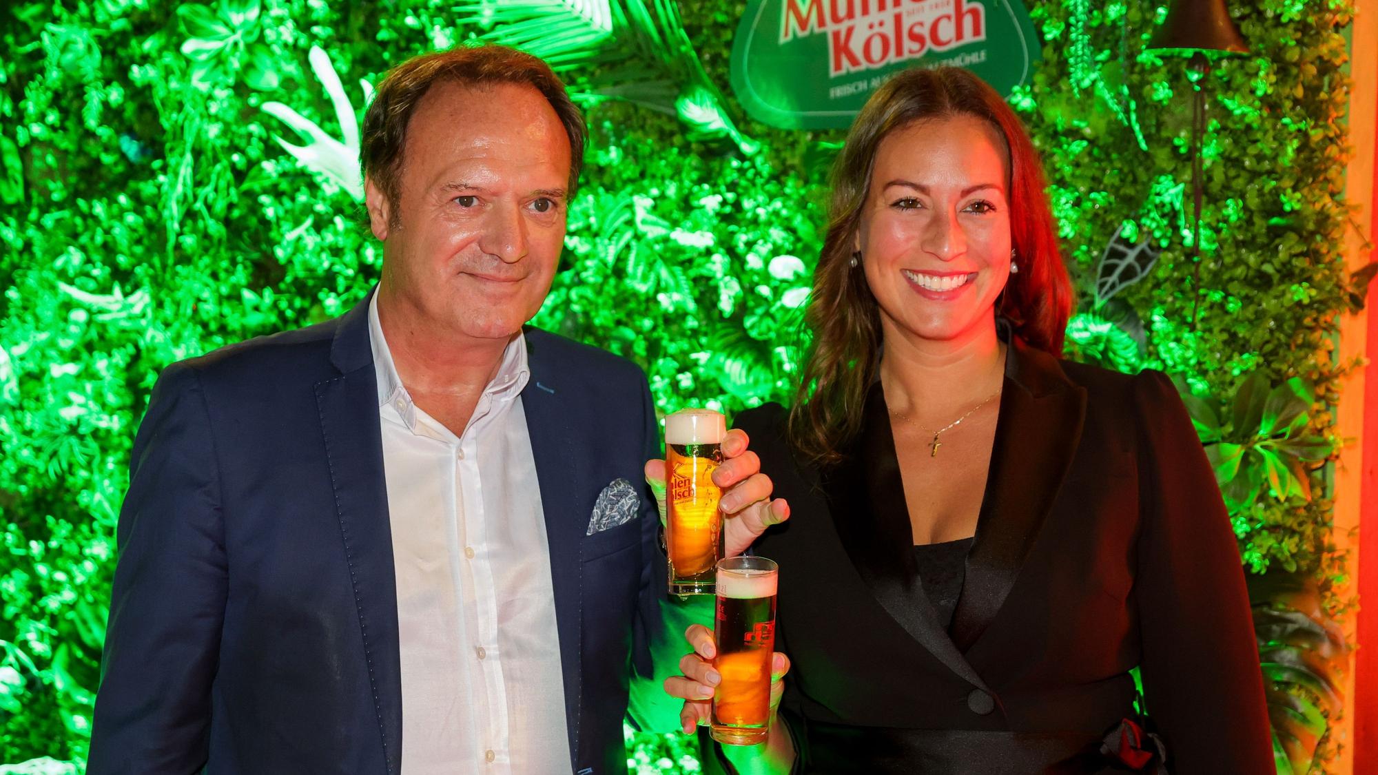 Der Kölschkonvent in der Brauwelt Köln.
Im Bild Christian Kerner und Caroline Bosbach.