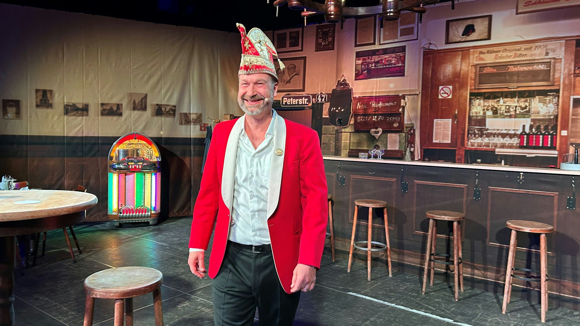 Volker Weininger beim Auftritt im Kölner E-Werk