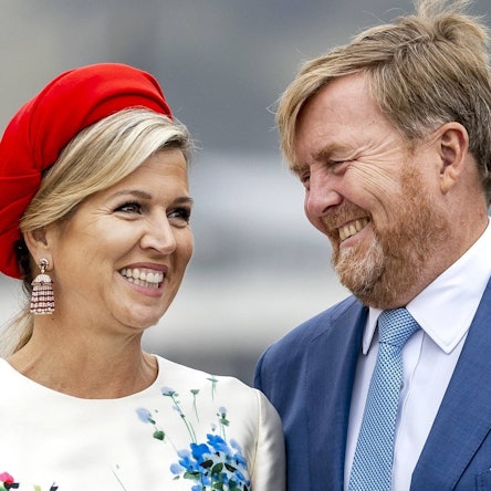 Königin Maxima und König Willem-Alexander posieren am letzten Tag ihres Staatsbesuchs in Südafrika für ein Foto.
