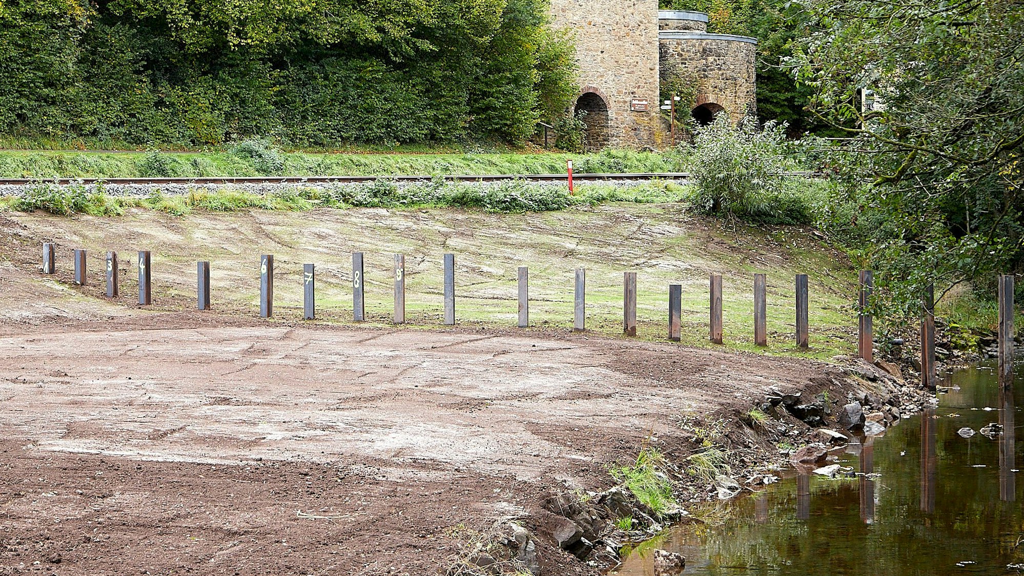 Eine Rechenanlage im Urfttal bei Nettersheim.