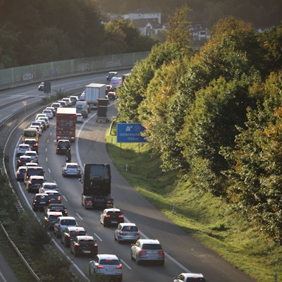 Blick auf die A4 bei Untereschbach.