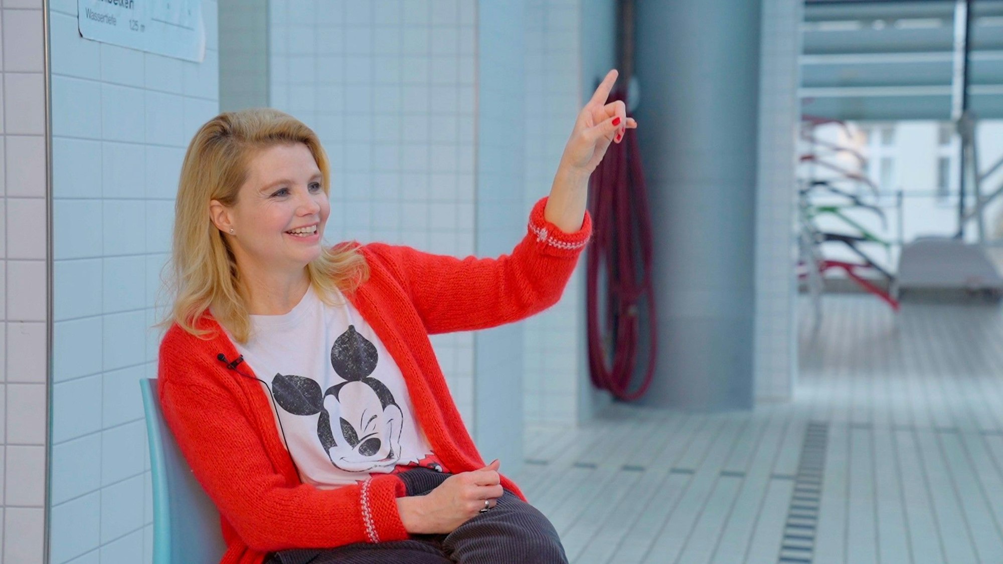 Annette Frier in ihrem Film #undwarumbistduhier.