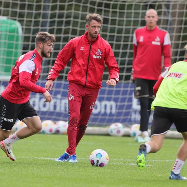 Jan Thielmann und Mark Uth sind zurück im Mannschaftstraining – und womöglich bald zurück im Bundesliga-Einsatz für den 1. FC Köln.