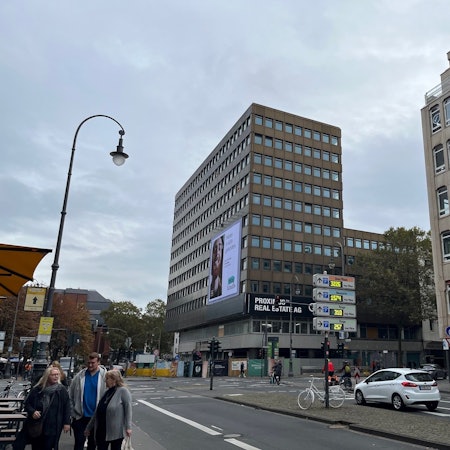Seit 2017 Leerstand: Das Bild zeigt den aktuellen Zustand des 39-Meter-Hauses.