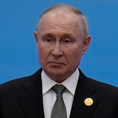 Wladimir Putin, Präsident von Russland, spricht beim dritten Forum Belt and Road Forum (BRF).