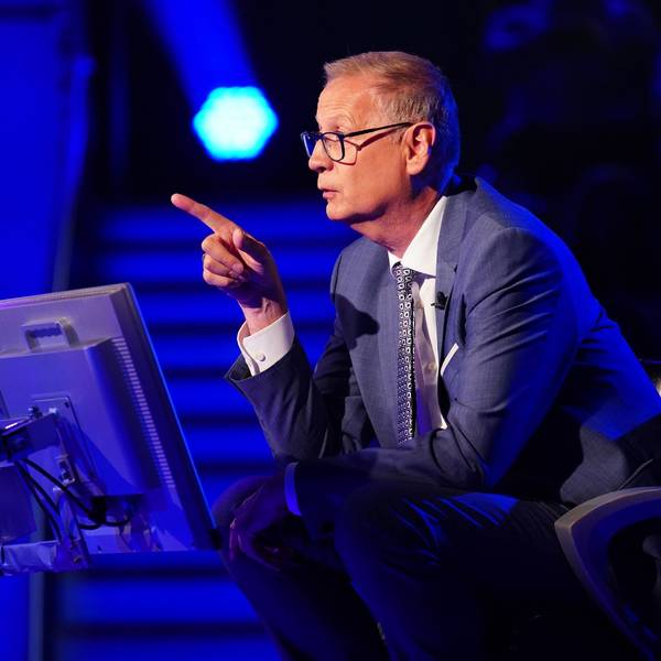Moderator Günther Jauch.
Die Verwendung des sendungsbezogenen Materials ist nur mit dem Hinweis und Verlinkung auf RTL+ gestattet.