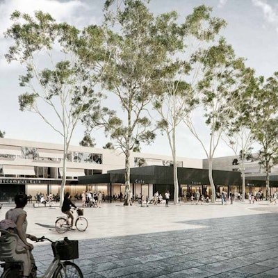 Außendarstellung des Erzbischöflichen Bildungscampus in Köln-Kalk.