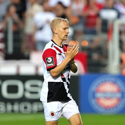 FC Viktoria Köln vs. RW Essen, 3. Liga, Bryan Henning (Viktoria), 23.08.2023, Bild: Herbert Bucco