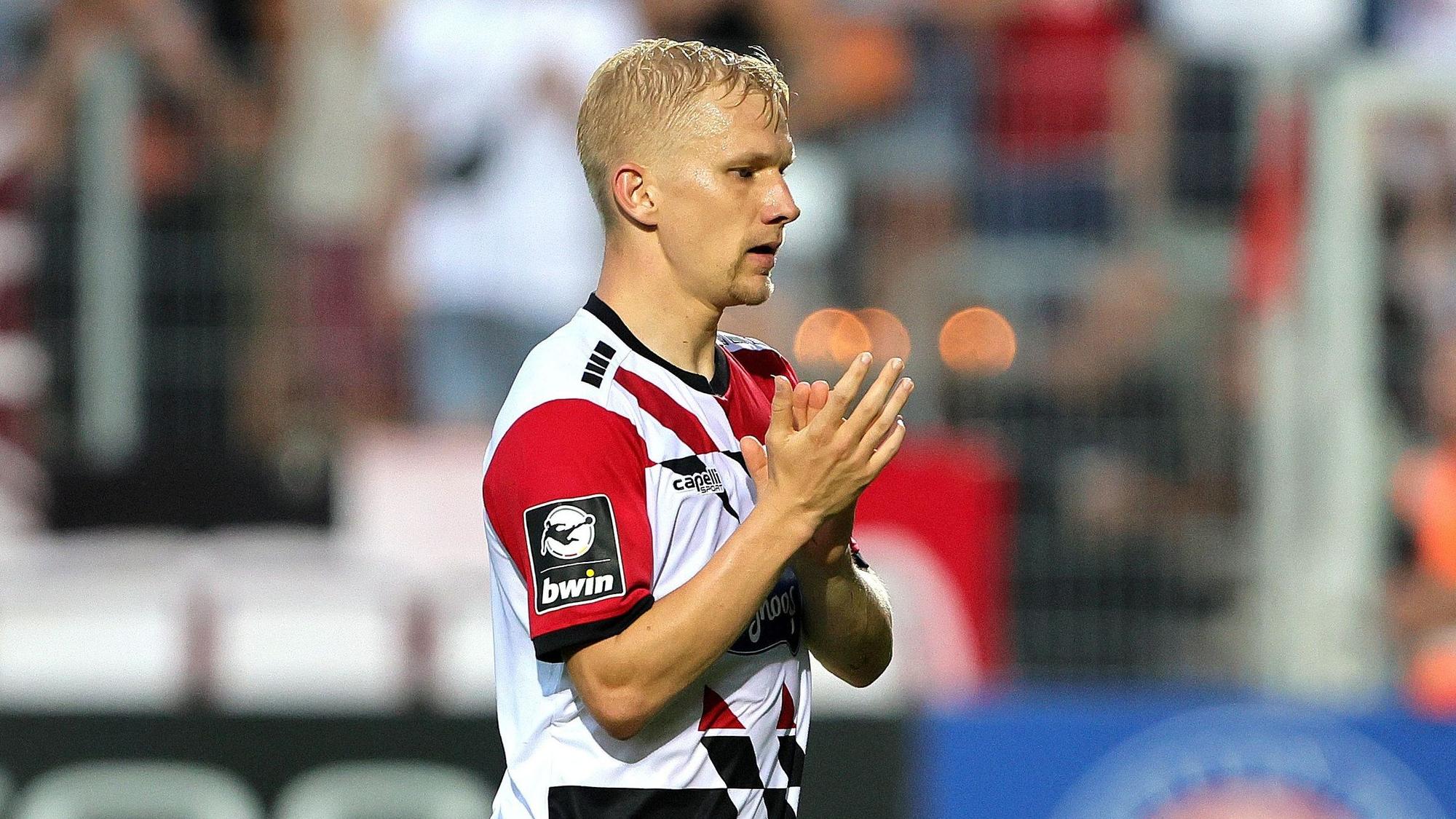 FC Viktoria Köln vs. RW Essen, 3. Liga, Bryan Henning (Viktoria), 23.08.2023, Bild: Herbert Bucco