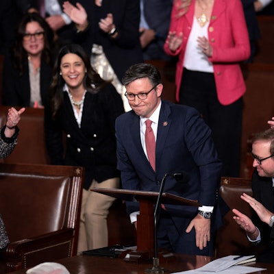 Der Republikaner Mike Johnson ist der neue Vorsitzende des US-Repräsentantenhauses.