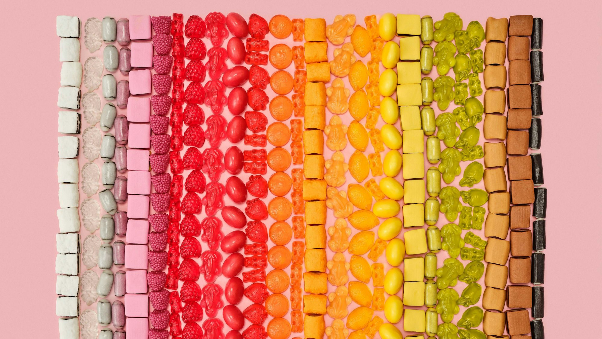 Haribo-Süßigkeiten haben inzwischen eine breite Vielfalt werden längst auf der ganzen Welt verkauft.